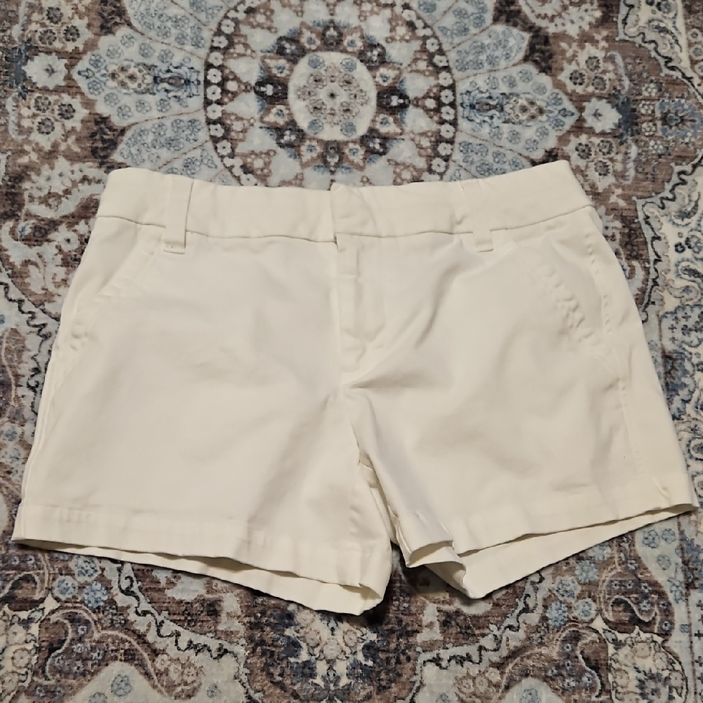 Tinsel White Classic Bermuda Shorts